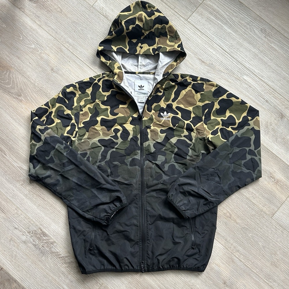 Adidas Originals‎ Camouflage Windbreaker Multicolor CE1545 Men's Size XS
